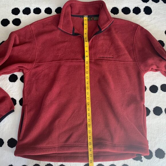 Timberland Vintage 90s 1/4 Zip Pullover Fleece Jacket - Picture 11 of 13